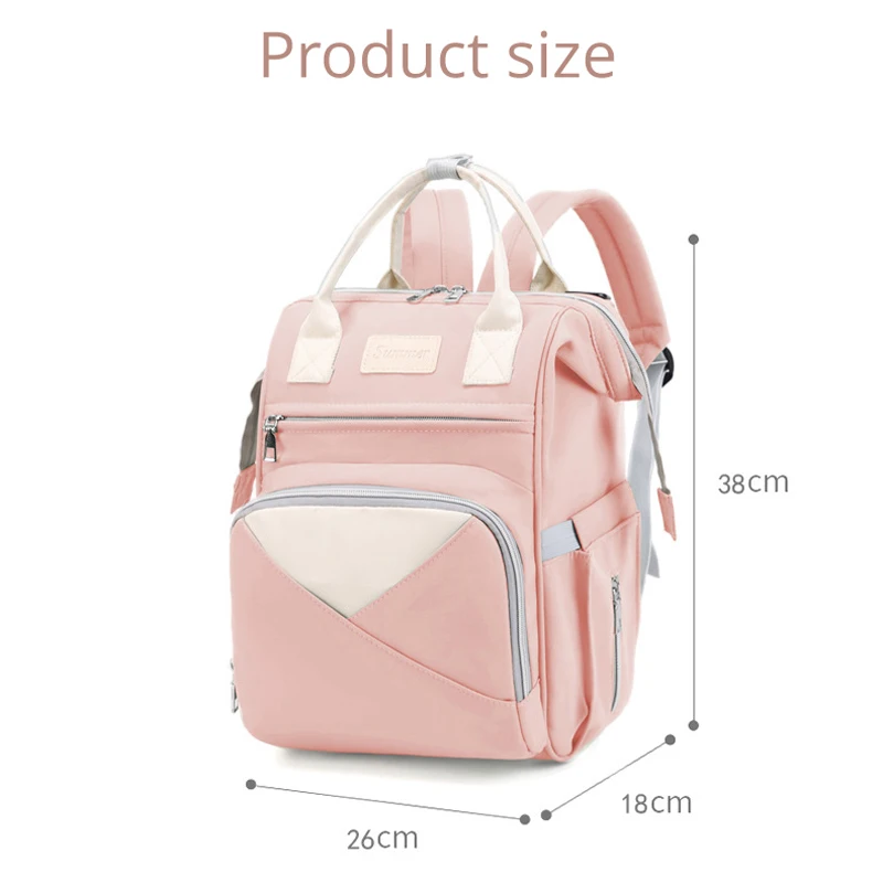 Mommy Bag Summer New Nylon Multifunctional Mother and Child Bag for Travel Large Capacity Mom\'s Bag Fashion Backpack