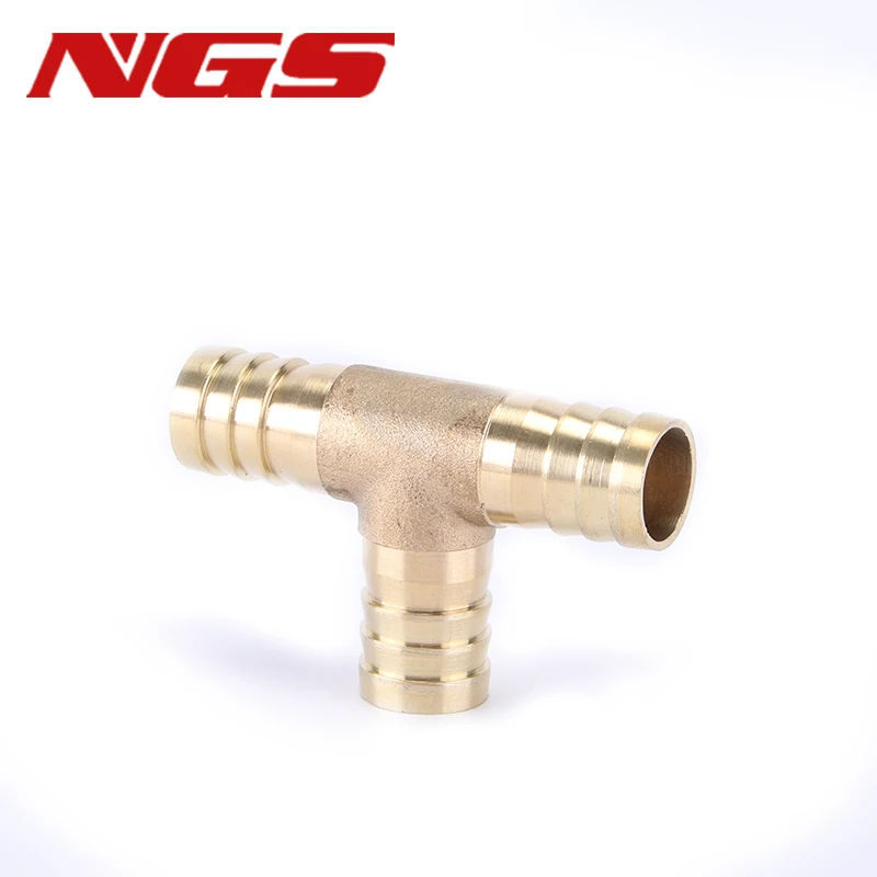 Brass Pagoda Joint Straight 3 Way T Y Shaped Cross Tube Connector Fuel Barb Hose Connection Fittings 6mm 8mm 10mm 12mm 14mm 16mm