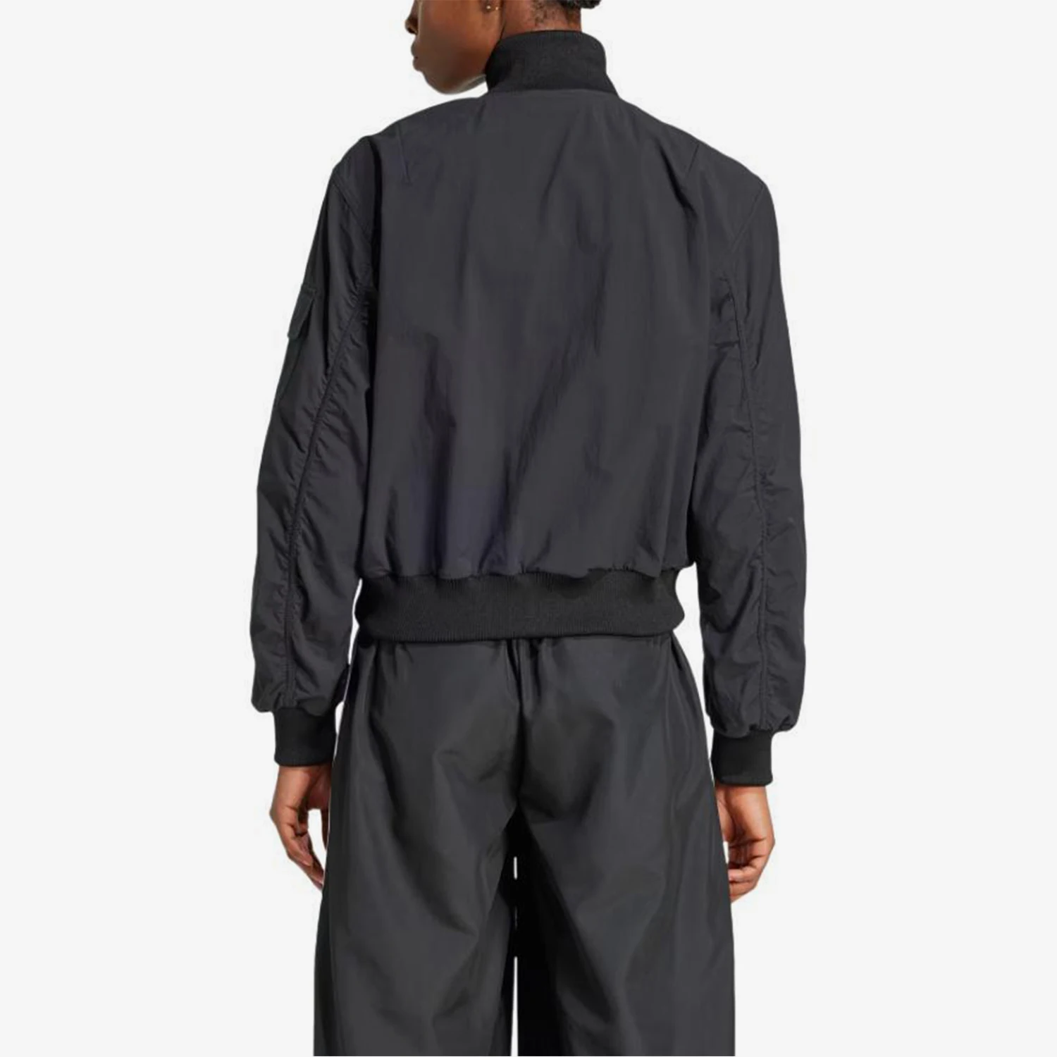 Adidas genuine clover women's fashionable and simple stand up collar jacket jacket JD4792