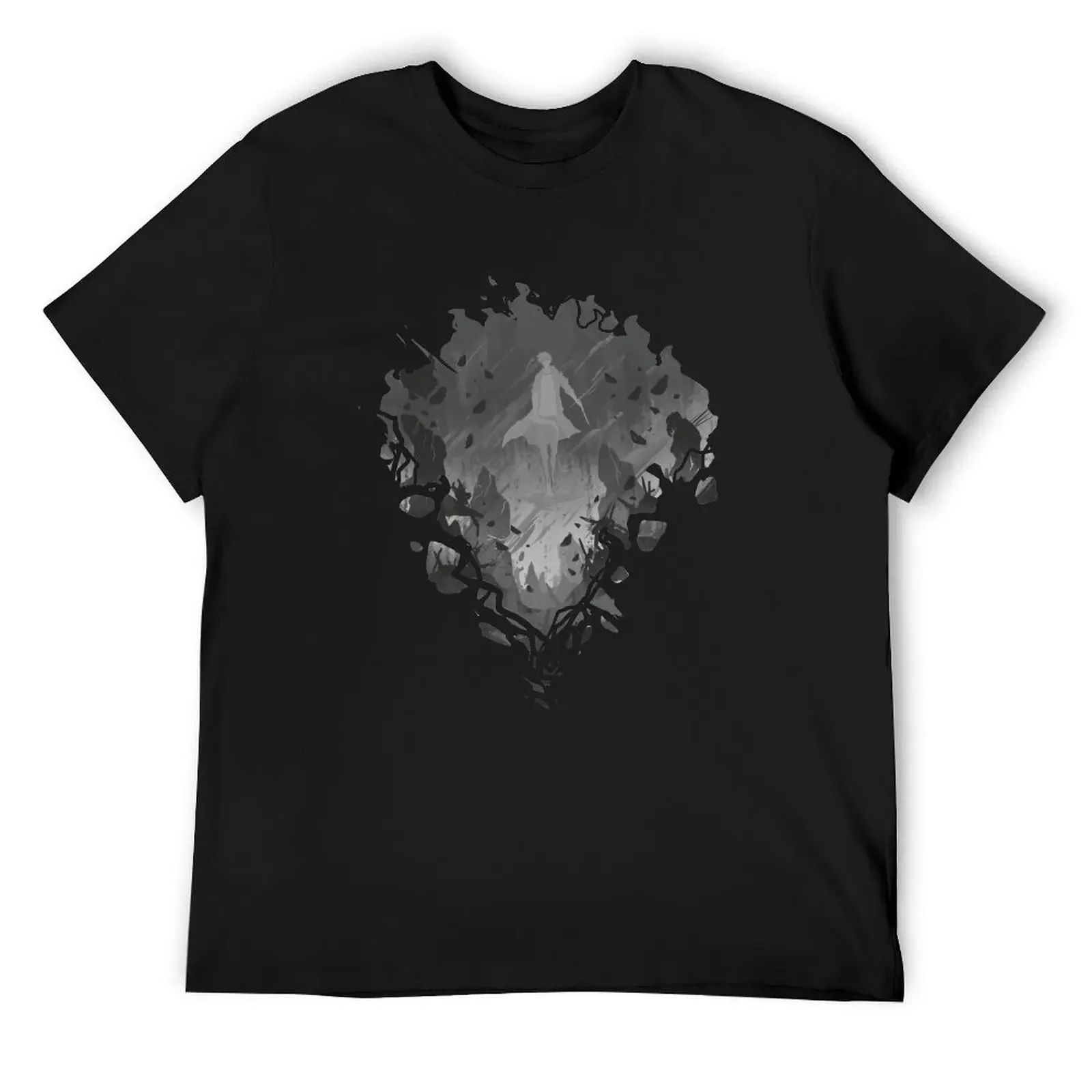 

Jeju Island Cave:Leveling Sung Jin woo T-Shirt quick drying vintage anime mens shirts graphic tee