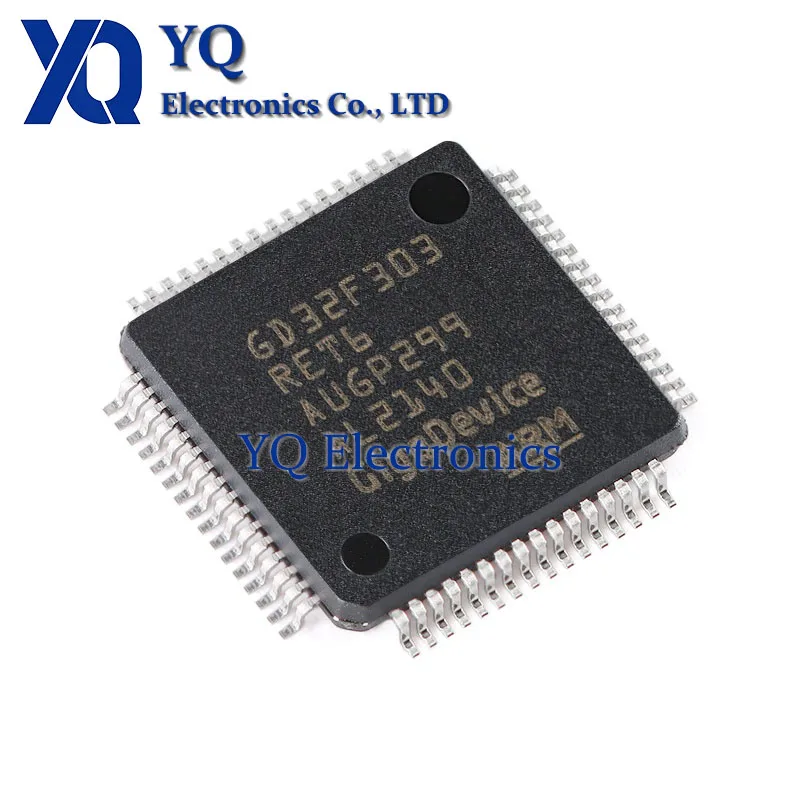 10PCS/lot New OriginaI GD32F303RET6 LQFP-64 ARM Cortex-M4 32-bit microcontroller MCU chip