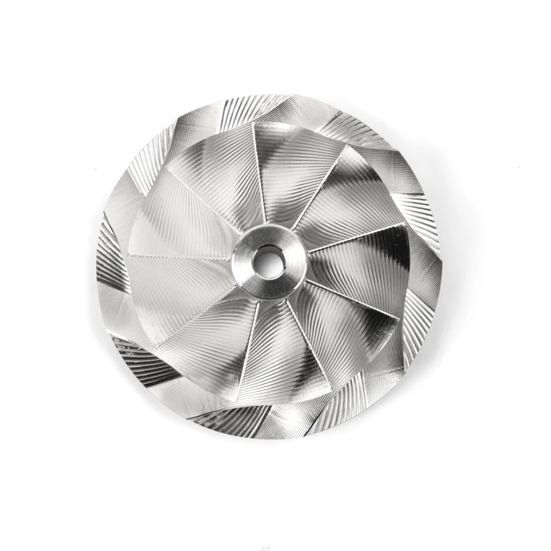 G Series Billet Forged Compressor Wheel Billet 48x60mm 9+0 Reverse Rotation 5-AXIS CNC Machine