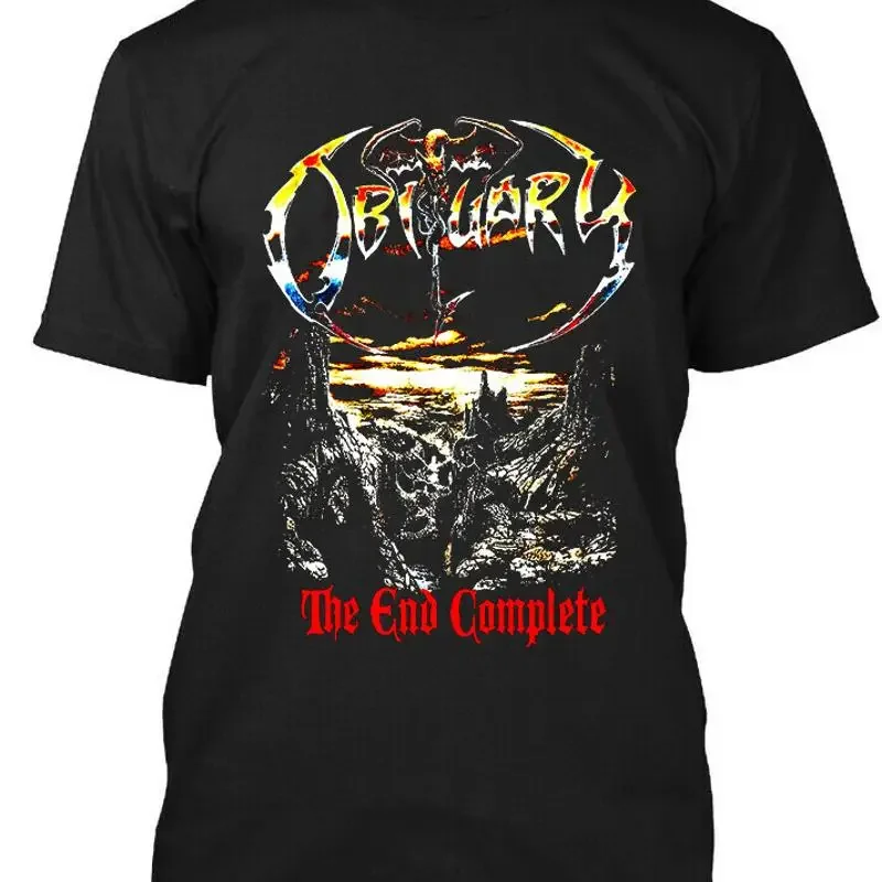 Limited New Obituary The End Complete American Death Music Vintage T Shirt S 4Xl
