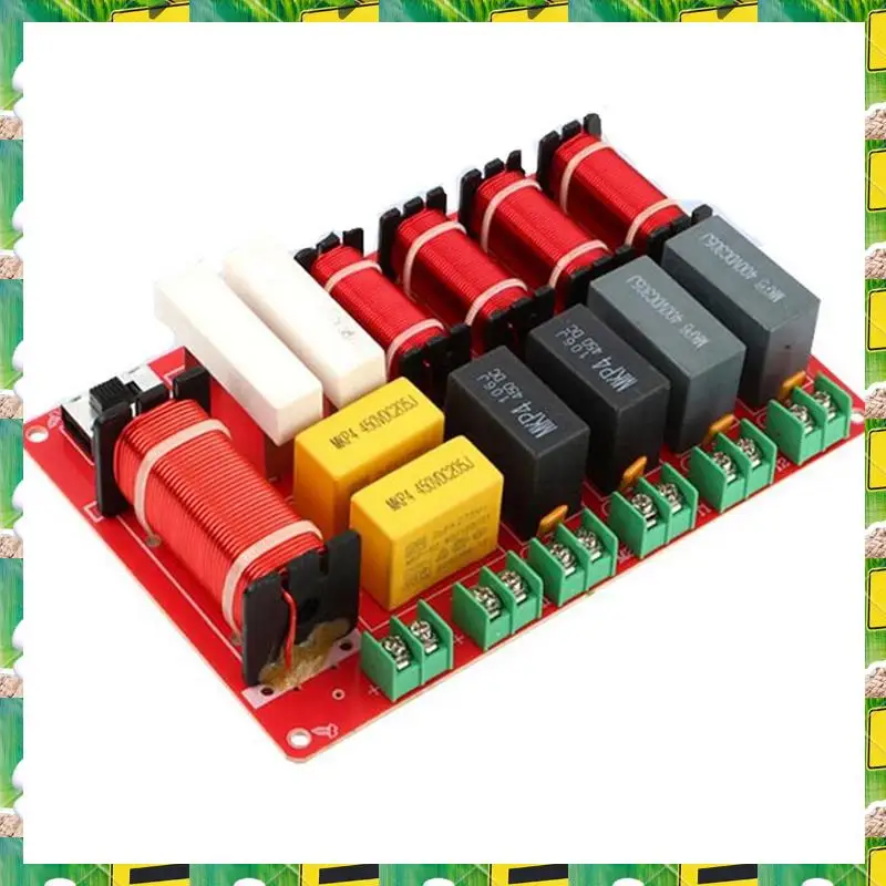 3C Electron 300W Fever Level 2 High 2 Middle Low 5 Frequency Divider, Home Ktv Audio Quality Upgrade Frequency Divider Durable E