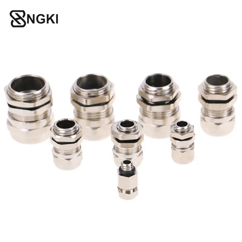 M6 M8 M10 M 12 M14 M16 M18 Metric Cable Gland Waterproof Explosion Proof 304 Stainless Steel Connector
