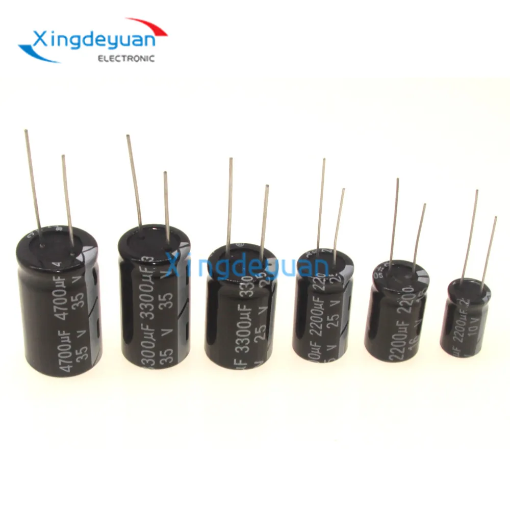 10PCS DIP Aluminum Electrolytic Capacitor 16V 680UF 1000uF 330uf 1500uF 2200uF 3300uF 4700uF 8*12/8*16/10*13/10*17/10*20/13*21MM