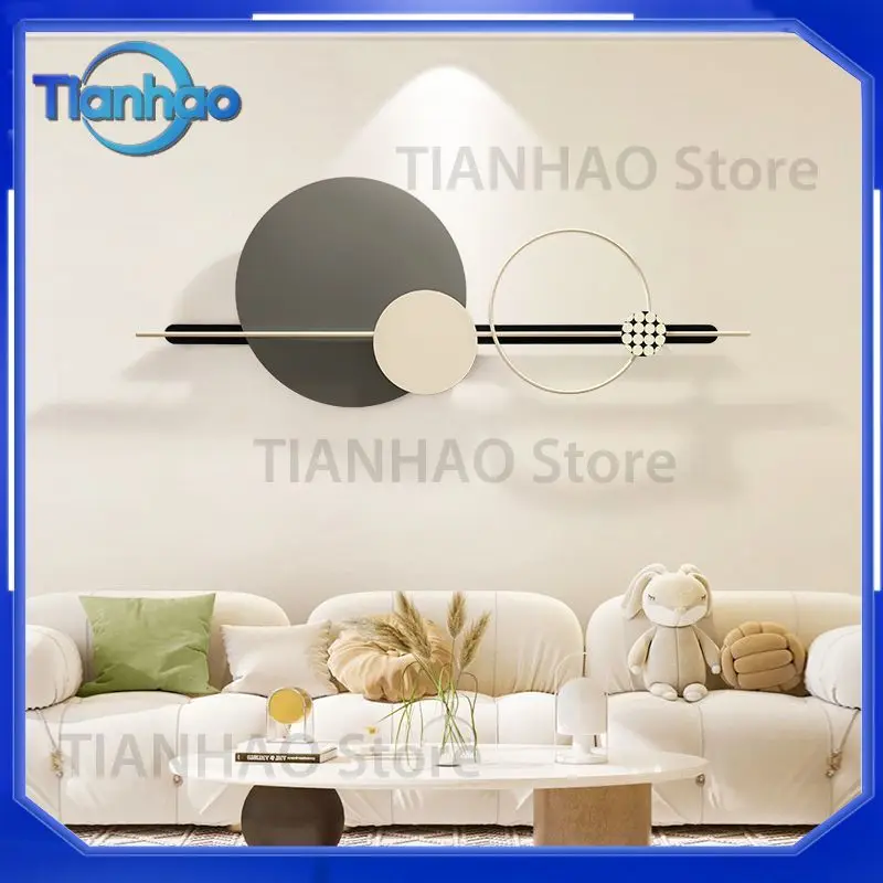 Modern Minimalist Cream Wall Art for Living Room Sofa Backdrop Bedroom Headboard Decorative Painting