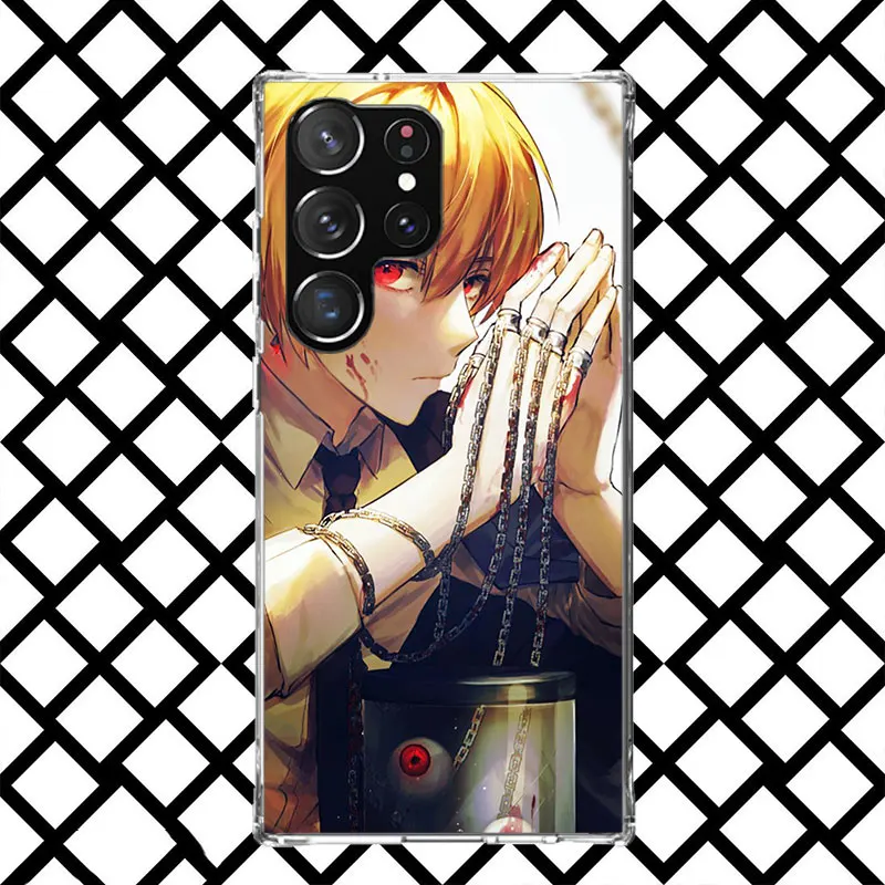 Huner X-Hunters Kurapika Phone Case for Samsung Galaxy S26 S25 Edge S24 S23 Ultra S22 Plus S21 FE S20 + Soft Cover Print Fundas