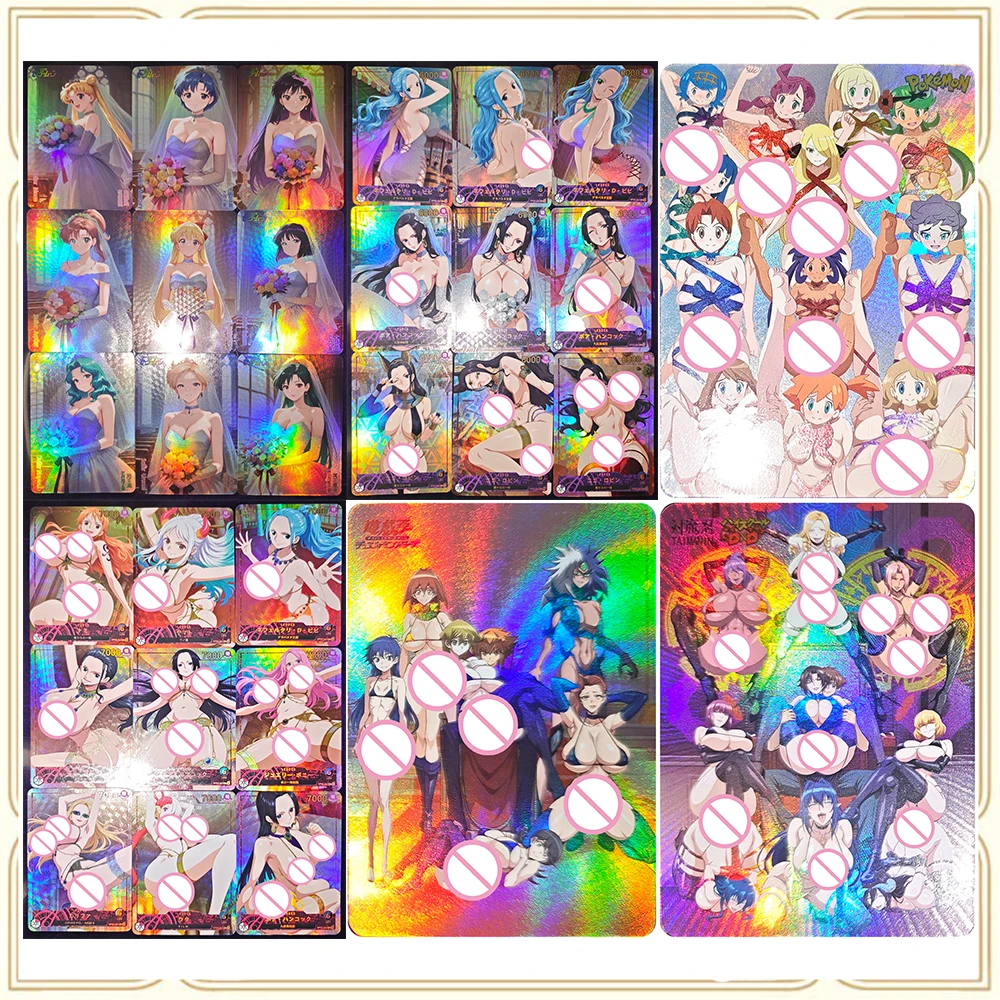 

Аниме История богини DIY ACG Yamato Nami Advanced Shiny Коллекционная открытка Рождественский и подарок на день рождения Цельный Покемон