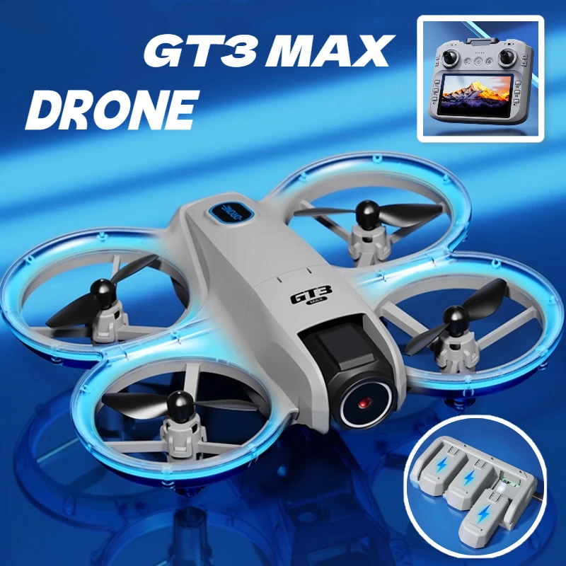 GT3 MAX Мини Дрон 5G 8K GPS Профессиональная HD аэрофотосъемка Динамическое освещение Дистанционное управление Самолет Оптический поток Квадрокоптер