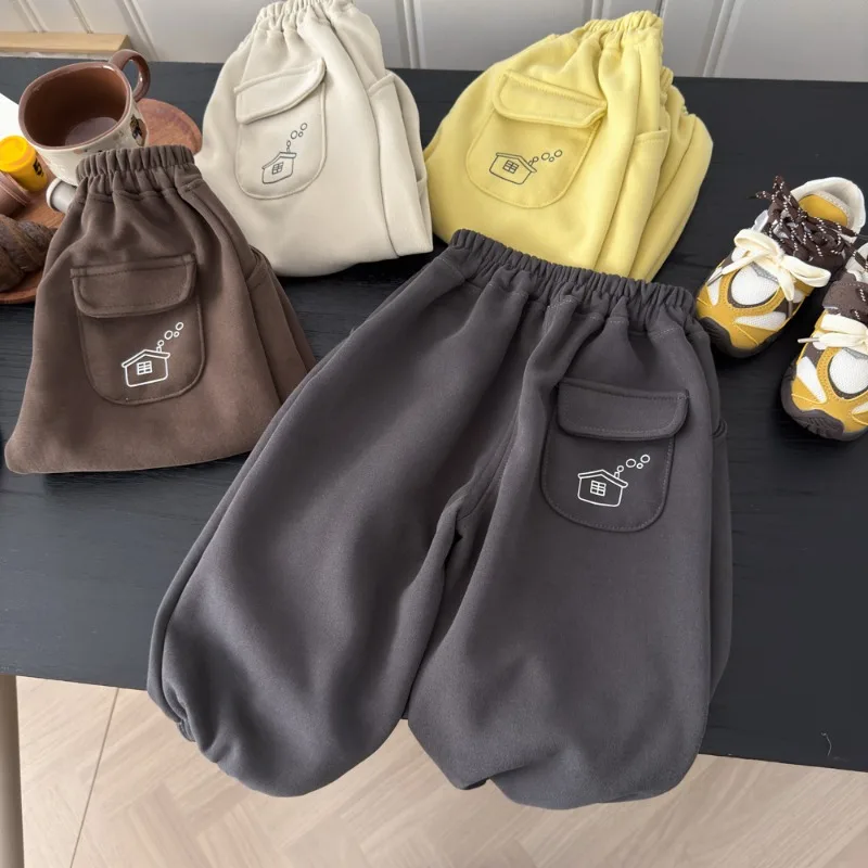 RAISE 1-12 Jahre Kinder Jungen Hosen Herbst Cartoon Bedruckte Kinder Jungen Jogginghosen Lose Vielseitige Elastische Taille Junior Mädchen Hose – Detail 4