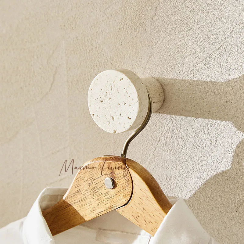 

Japanese silent style porch bedroom bathroom natural cave stone hook designer model room villa soft decoration