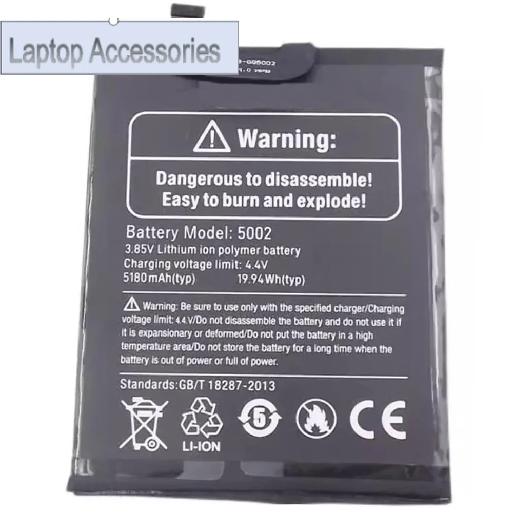 F Battery For Ulefone For Armor 12 / 12S 5002 5180mAh 3.85V 19.94WH New