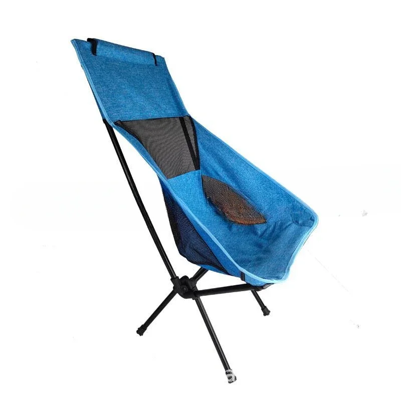 Outdoor Leisure Portable Folding Chair Space Chair Tourism Camping Picnic Beach BBQ Multifunctional