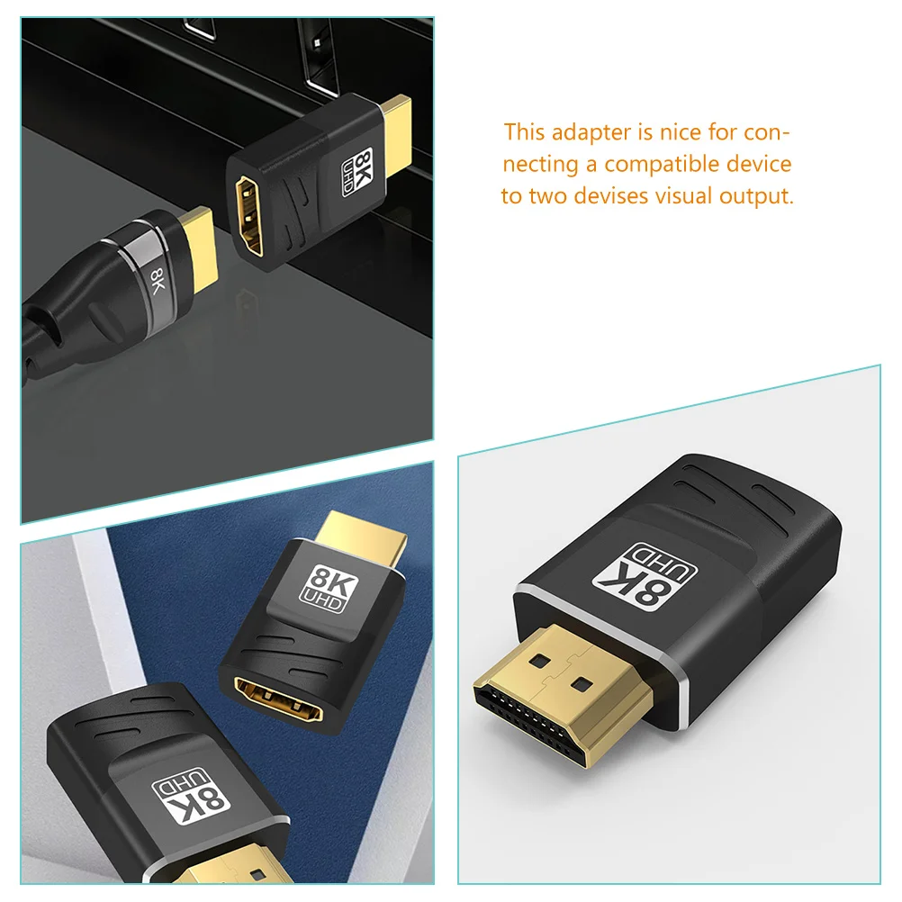 

Extension Cable Connector Adapter Computer Adapters Projector Converter Alloy