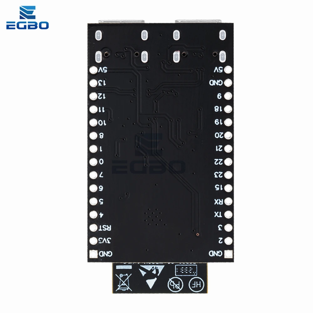 1 ~ 4 قطعة EGBO ESP32 ESP32-C6 WiFi + بلوتوث إنترنت الأشياء المزدوج نوع-C مجلس التنمية الأساسية مجلس ESP32-C6-DevKit C N4R2