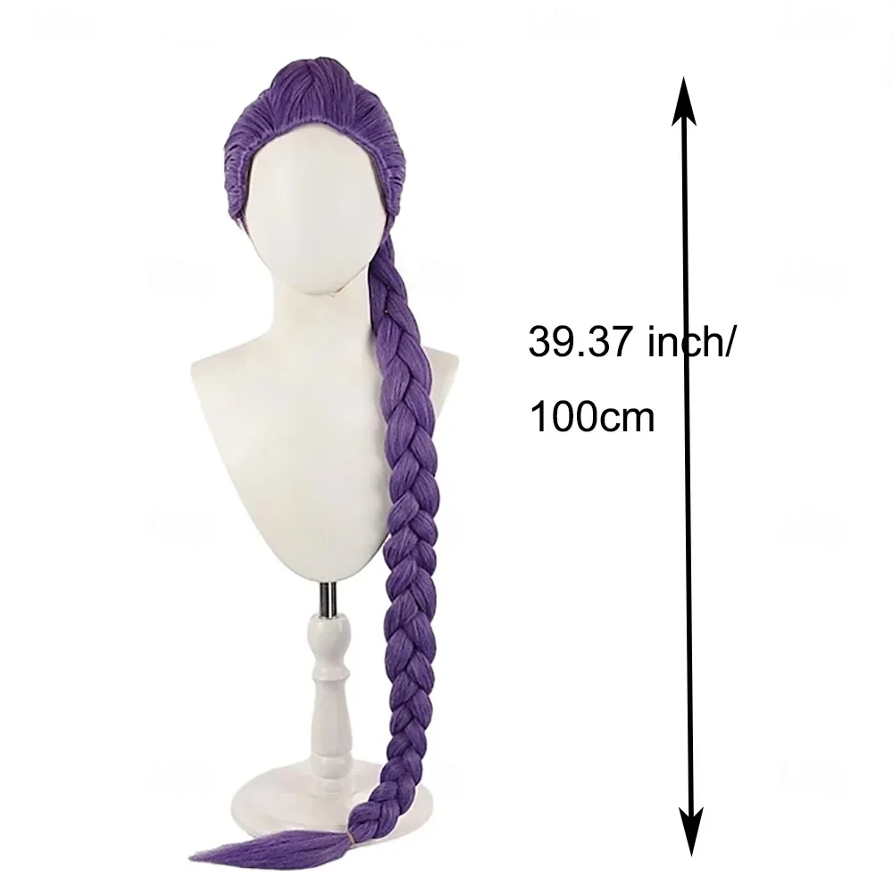 Halloween HAIRJOY cheveux synthétiques Cosplay perruque démon chasseurs Costume Rumi Cosplay perruque Anime perruques cheveux longs raides accessoire