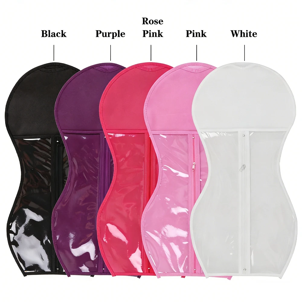 Breathable Wig Dustproof Cover Wig Protection CoverStorage Bag Organizer For Lace Front Wigs Hairpieces Hair Extension Wig Tools