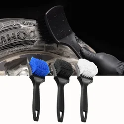 Car Tire Rim Brush Wheel Hub Cleaning Brushes Car Wheels Detailing Cleaning Accessories Black Tire Auto Washing Tool