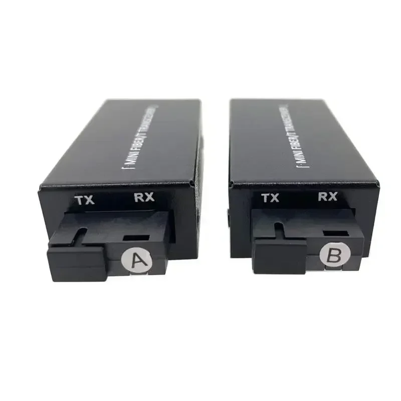 

Supper mini FTTH 1 Pair Gigabit Fiber Optical Media Converter 10/100/1000Mbps Single Mode Single Fiber SC Port 20KM PCBA