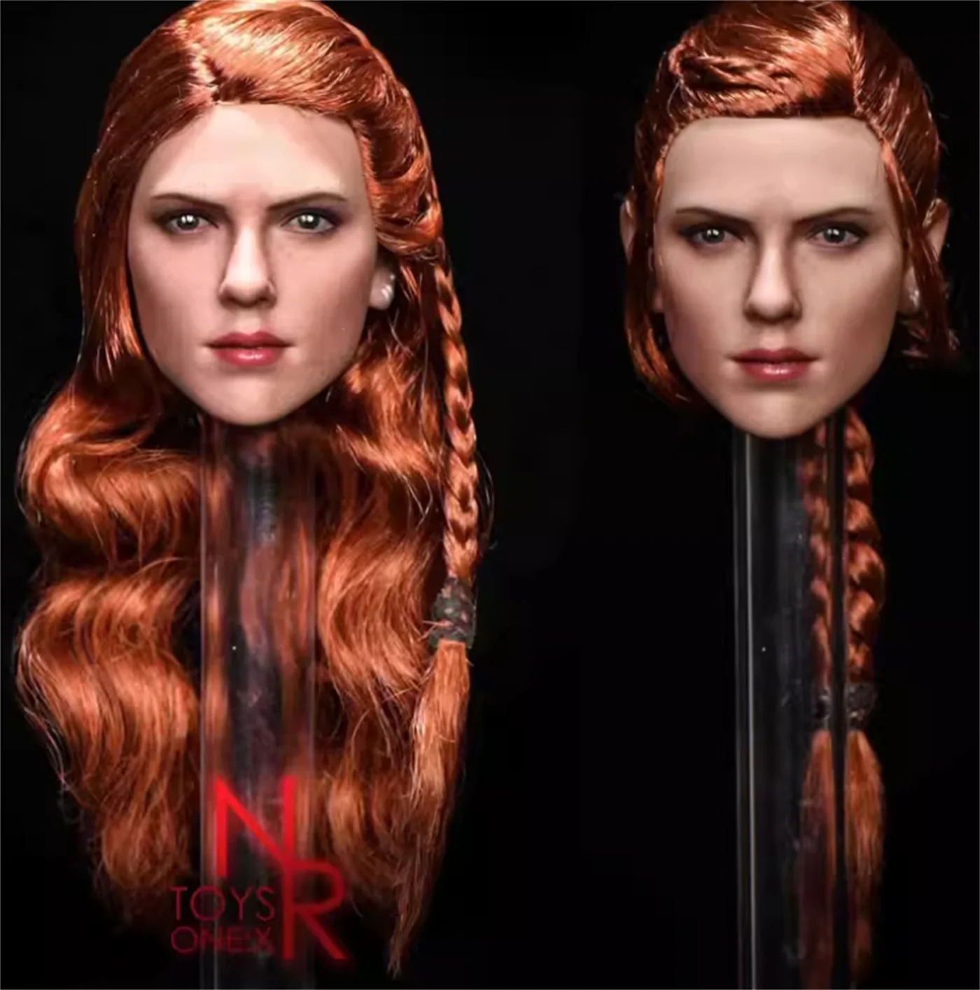 

Экшн-фигурки NRTOYS 7,0 Scarlett Johansson с высаженными волосами масштаб 1/6, женская голова с вырезами, головка для девушки, подходит для 12 дюймов