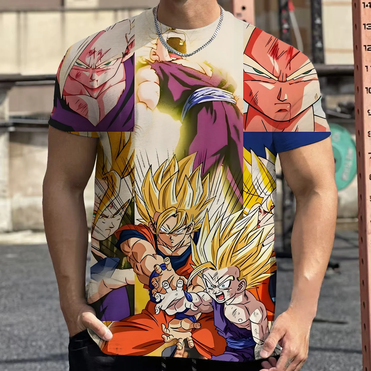 Dragon Ball T Shirt Bambini Top Tee Anime Figure Son Goku Super Saiyan T-shirt Ragazzi T-shirt Abbigliamento per bambini Estate Manica corta