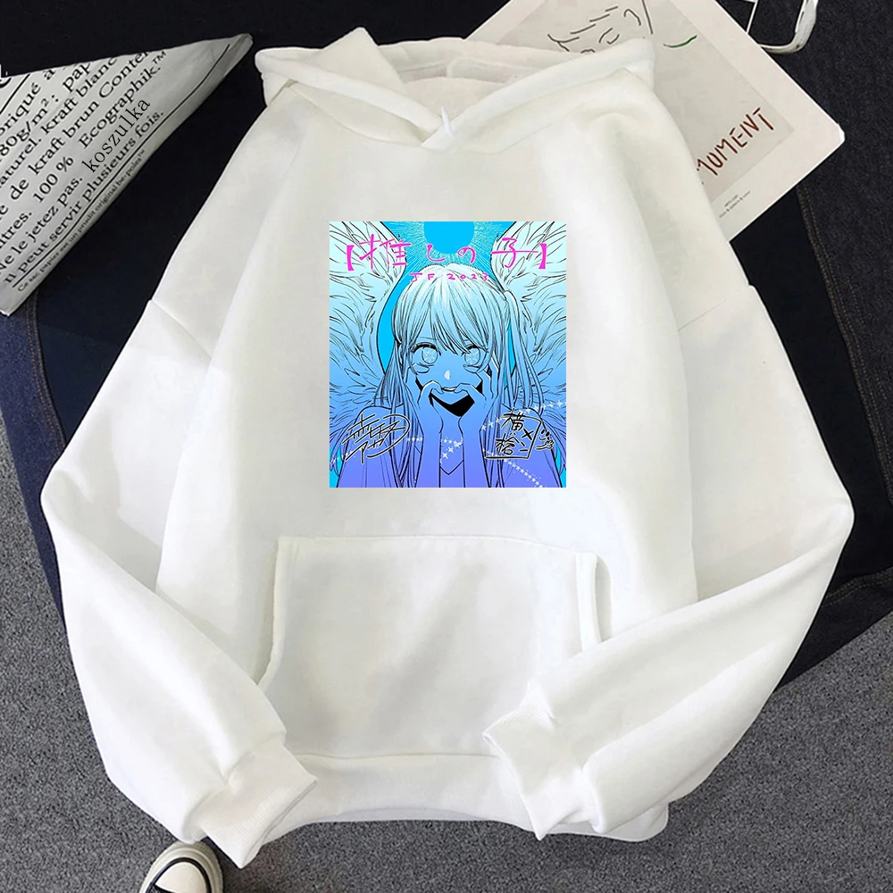 2023 Oshi no Ko Ai HOSHINO Hoodie for Women Harajuku Kawaii Silence Suzuka Hoodies Unisex 2023 Anime Cartoon Graphic Sweatshirt