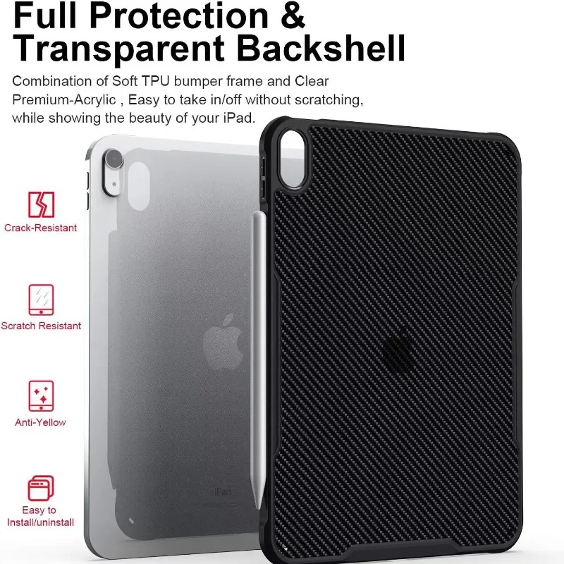 Hollow out Case for iPad Air 4 5 6 7 Pro 2024 11"13"12.9"2018 Mini 7 A17 pro A16 11th 2025 10th 10.9 2022 Hard Cover Back Fundas