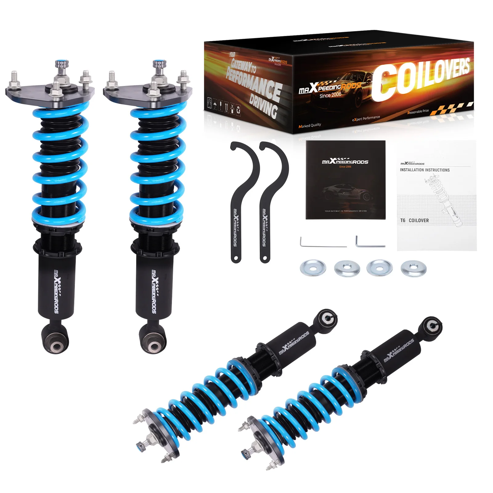 

24-уровневый регулируемый комплект понижающих койловер для Infiniti G20 1999-2002 P11