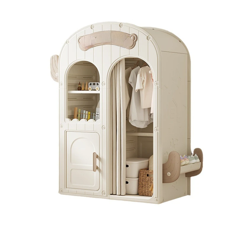 

Children's Wardrobe Home Bedroom Storage Locker Baby Simple Wardrobe Baby Clothes Locker