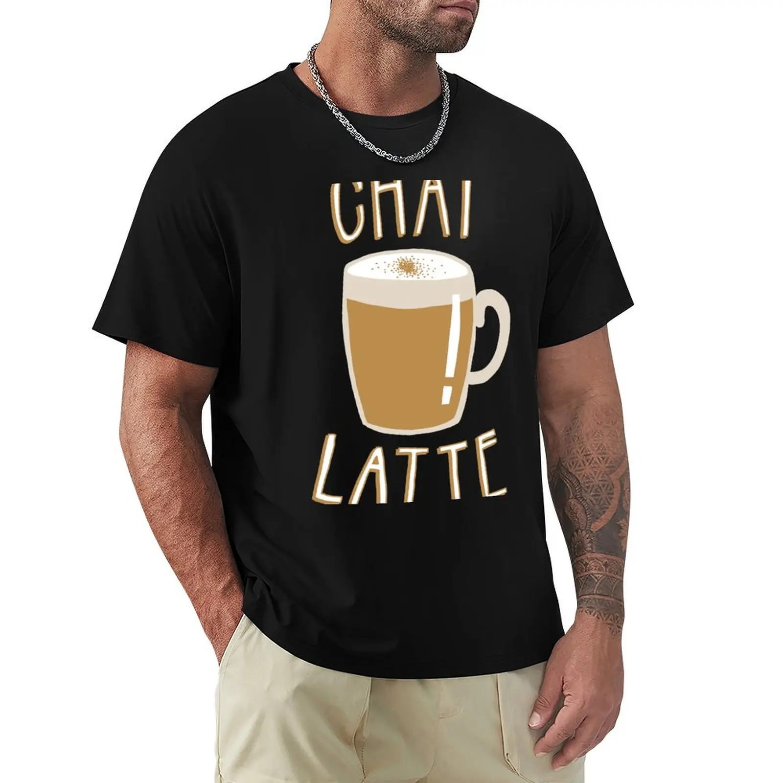 Camiseta Chai Latte de tela elástica y cómoda