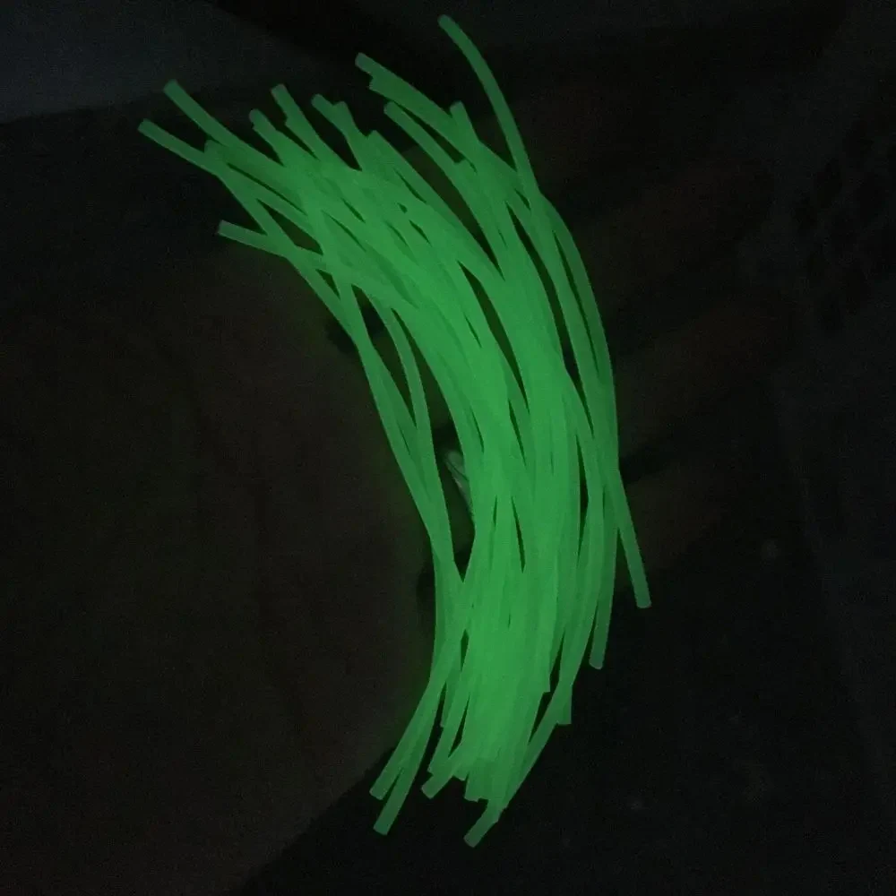 20 قطعة الصيد البحري مكافحة لف المطاط خرطوم ناعم 1.2 مللي متر/2 مللي متر مضيئة التوازن خط أنبوب موصل الأسماك معالجة أداة الملحقات