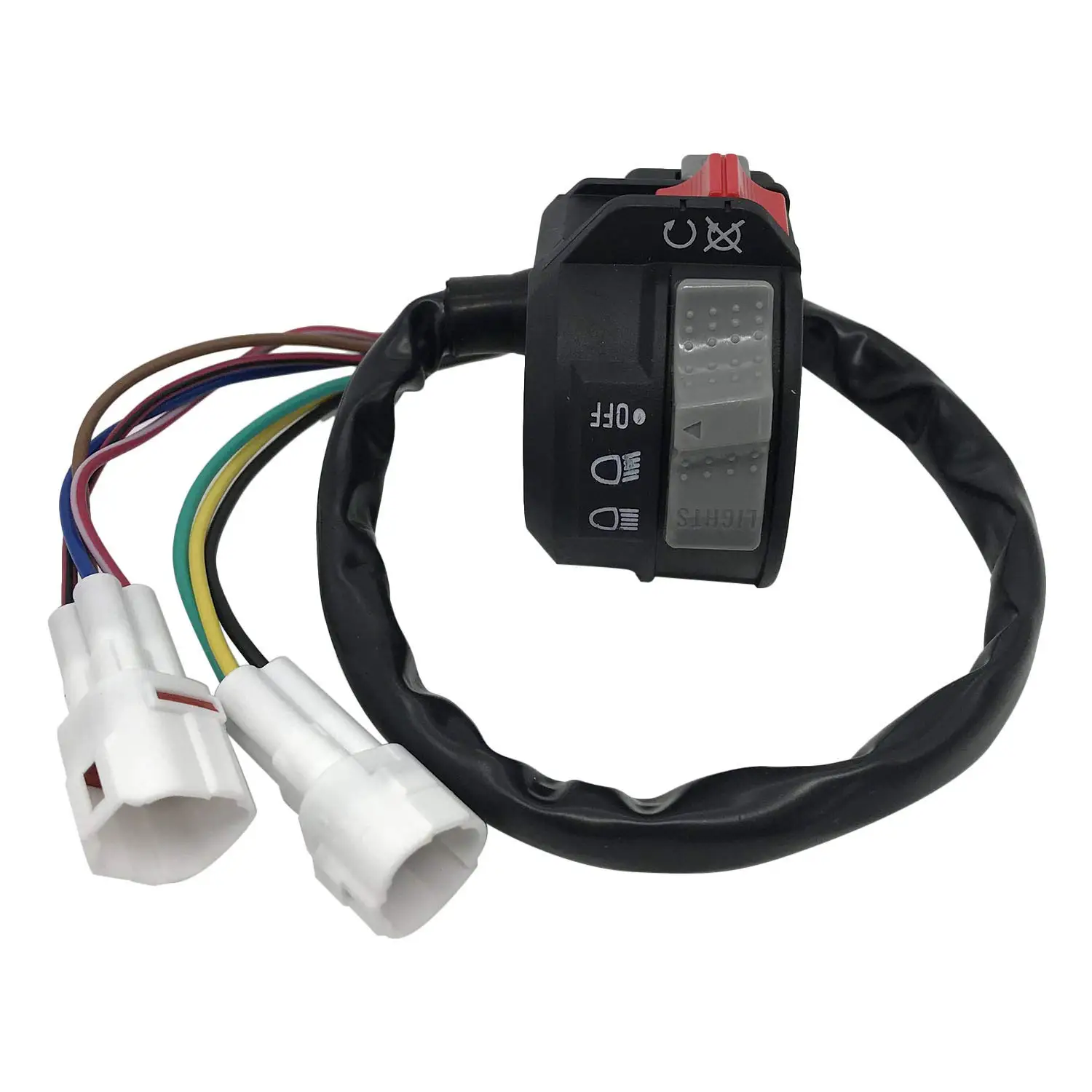 Handlebar Switch Fits 06-08 for Yamaha YFZ 450 Switch on Off Run Start Stop Headlight  4KB-83973-21-00 / 4KB-83973-20-00