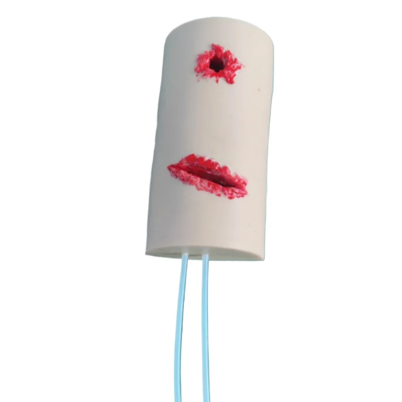 Skin suture model silicone wound hemostasis model