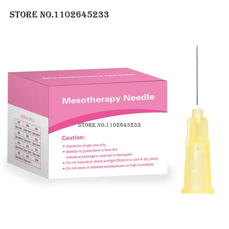 

10pcs Painless Small Needle Painless Beauty Ultrafine 31G * 13mm , 32G * 13mm , 32G * 4mm Syringes Korean Needles Eyelid Tools