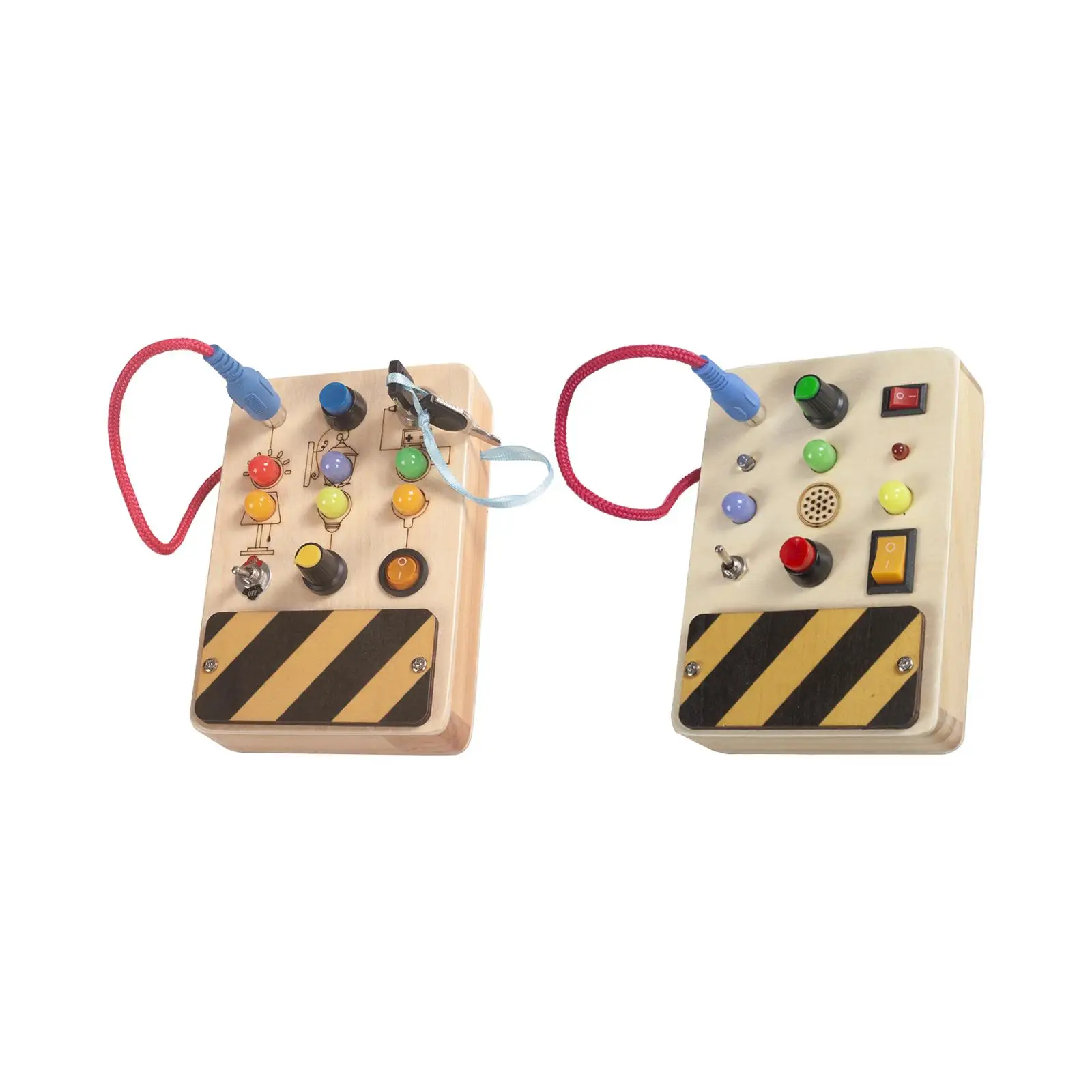 Drewniana zajęta tablica przełącznik zabawka gra poznawcza umiejętności motoryczne zabawka Montessori dla dzieci w wieku przedszkolnym gra do zabawy w pomieszczeniach