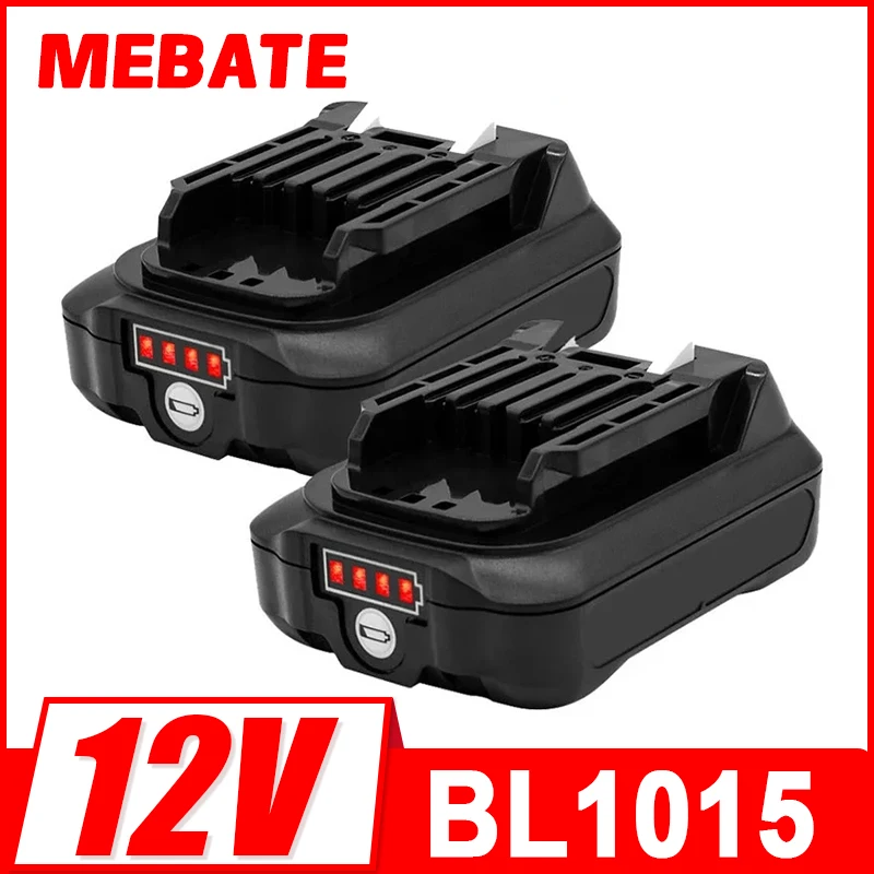 

Для Makita 197390-1 BL1015 Сменный литий-ионный аккумулятор для электроинструмента 1973901 BL1021B BL1041B BL1015B BL1020B BL1040B 3000 мАч