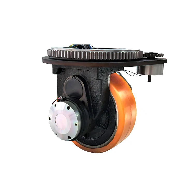 Strong Grip Customizable 1.5kw AGV Robot Horizontal Steering Drive Wheel with Encoder Motor for Unmanned Chassis AGV