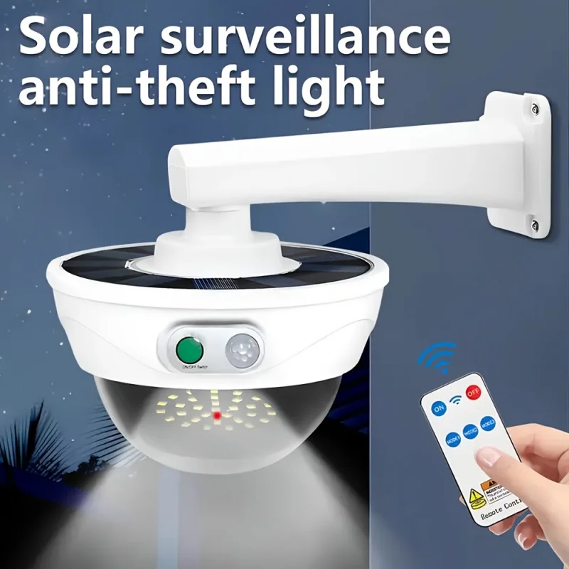 

1 шт. уличный солнечный свет, интеллектуальный датчик движения и пульт дистанционного управления, современный внешний вид камеры, 3 патио безопасности, тротуар, гараж