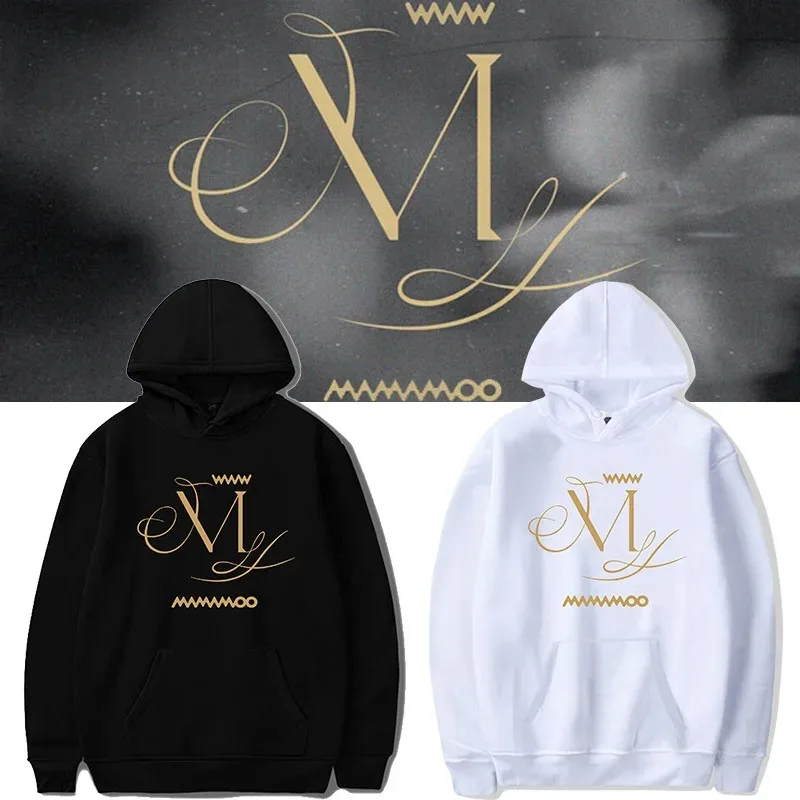 

Y2KMAMAMAMoo-Women's Velvet Hoodies, Moletons, Wow, Kpop, Hip-Hop, Outono, Roupas de Inverno