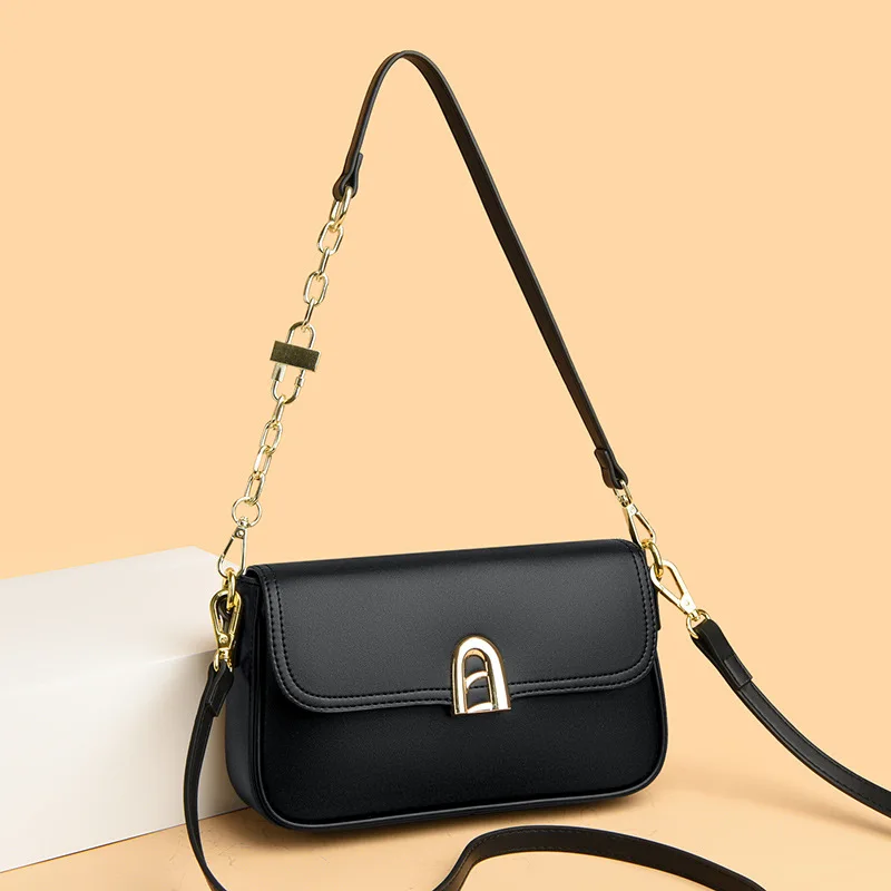 

​​French Style Square Underarm Bag Women Minimalist Crossbody Purse Compact Commuter Essential Beach to Boardroom Transition​​