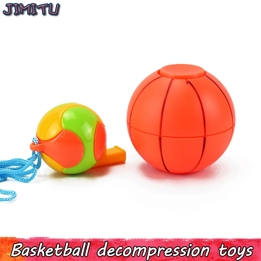 Basketball Fidget Spinner Toys for Kid Funny Stress Relief Gift for Adult Finger Rotation Study Toy Magic Creative Anti Stress