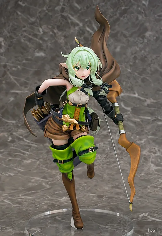 100% Original:Anime Goblin Slayer High Elf Archer 29cm PVC Action Figure Anime Figure Model Toys Figure Collection Doll Gift