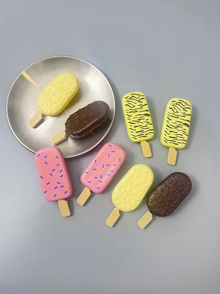 Simulated Ice Cream Chocolate Ice Cream Creative Matcha Hair Clip Side Clip