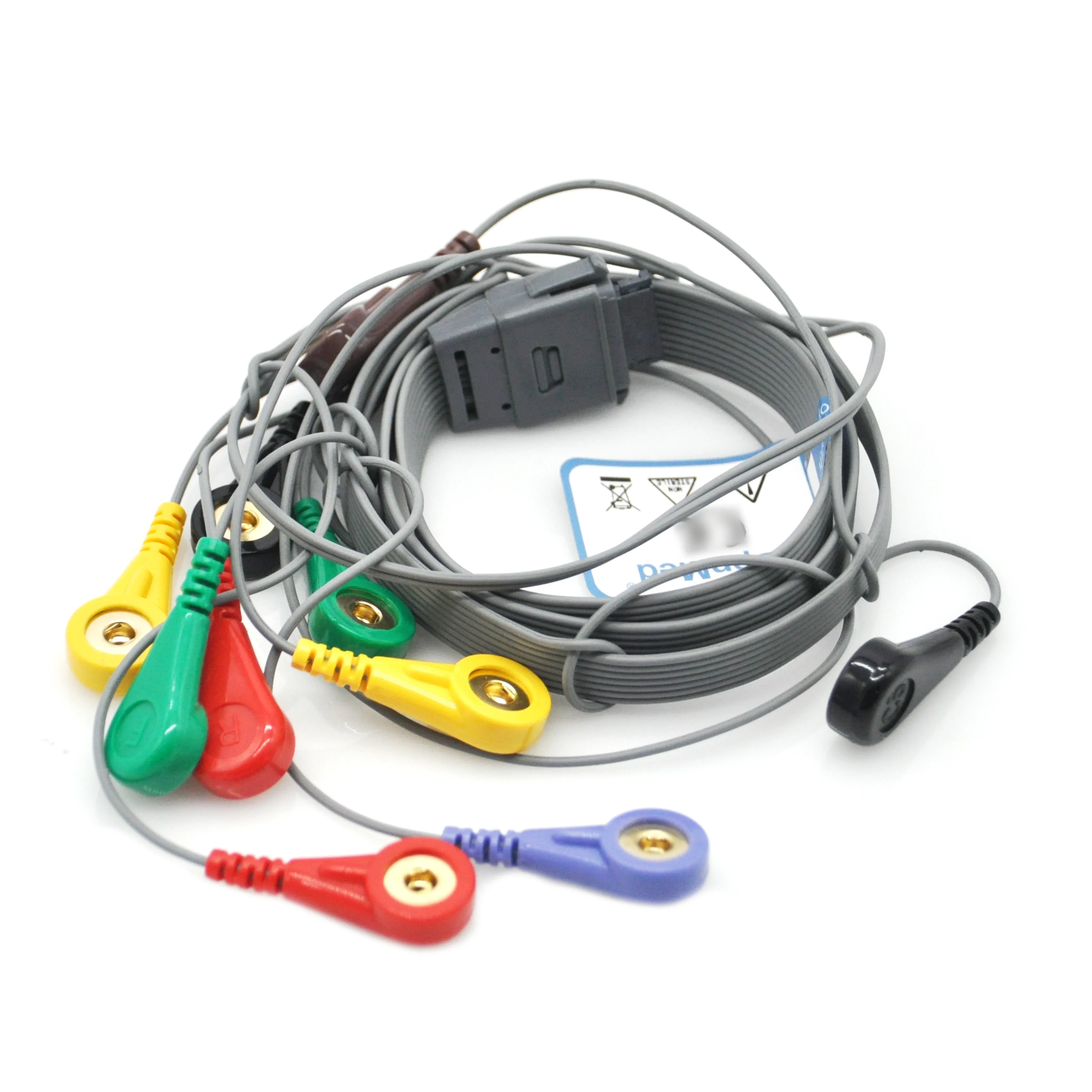 

hot selling holter ecg cable with 10 lead ecg cable for Edan