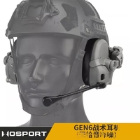Wosport Tactical Gen6 Communication Headset (No Noise Reduction) w/ Microphone