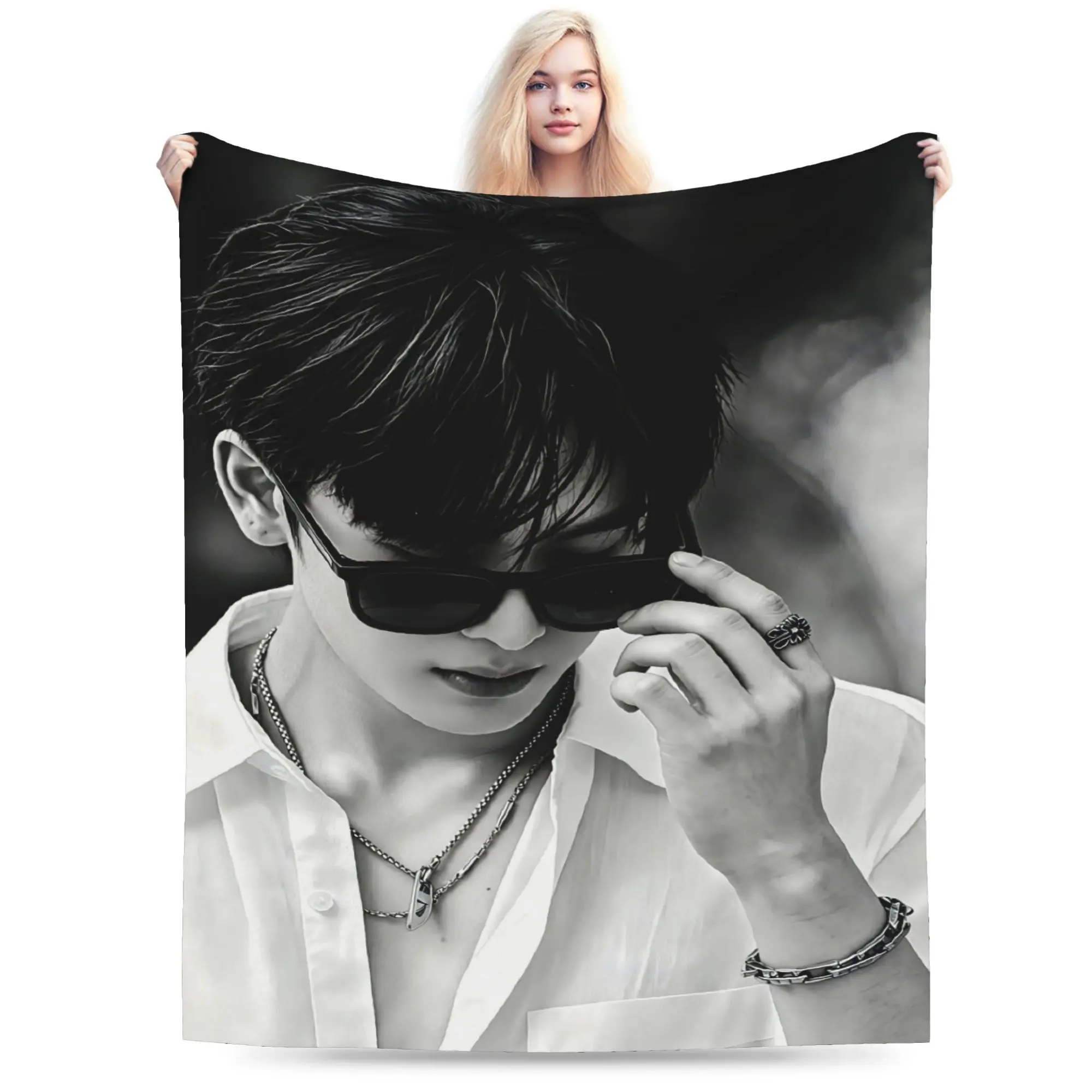 JASP.ER Group Flannel Blanket Adults Girls  Soft Bedding Throws Winter Couch Chair Bedspread Sofa Bed Cover