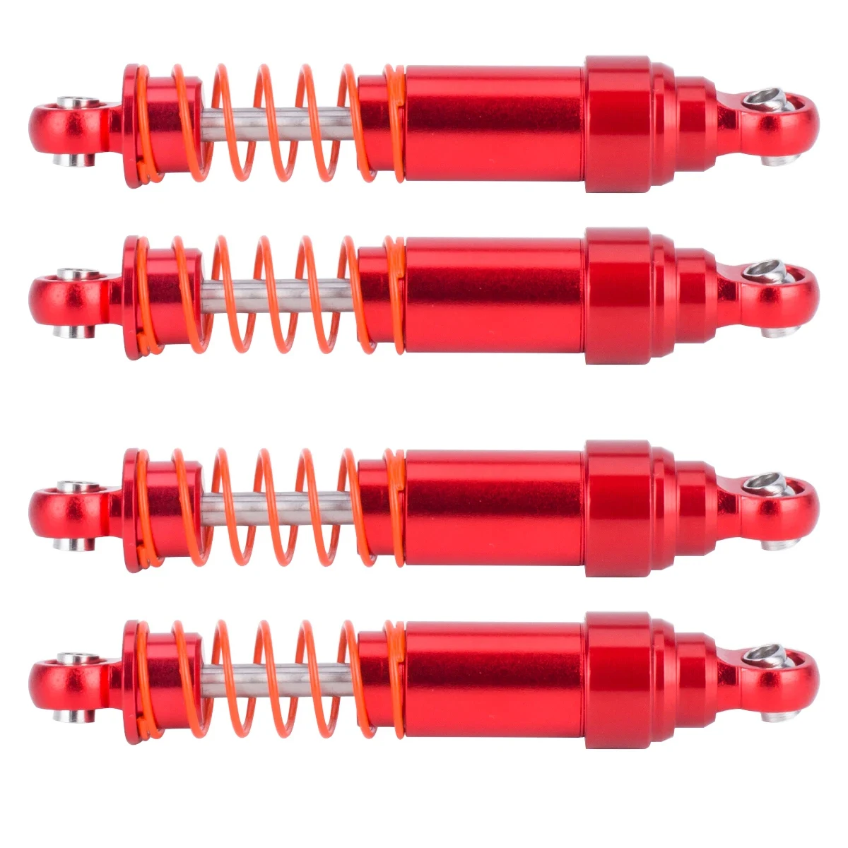 1/18 RC TRX4M Upgrade Parts 58mm Aluminum Shocks Absorbers Damper With Oil Filled for 1/18 RC Crawler TRX-4M Bronco Defender