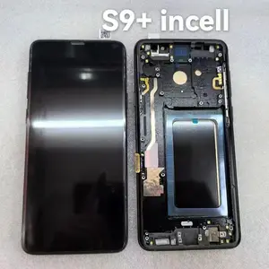 Bilashmart TFT LCD Samsung S9 Plus G965 G965F LCD Display Touch Screen with Frame Galaxy S9+ Display Touch Digitizer Replace