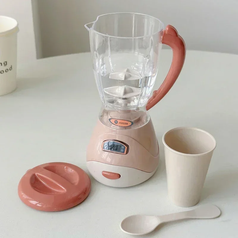 Mini eletrodomésticos brinquedos de cozinha fingir jogar conjunto com cafeteira dispensador de água e torradeira para crianças meninos meninas presentes